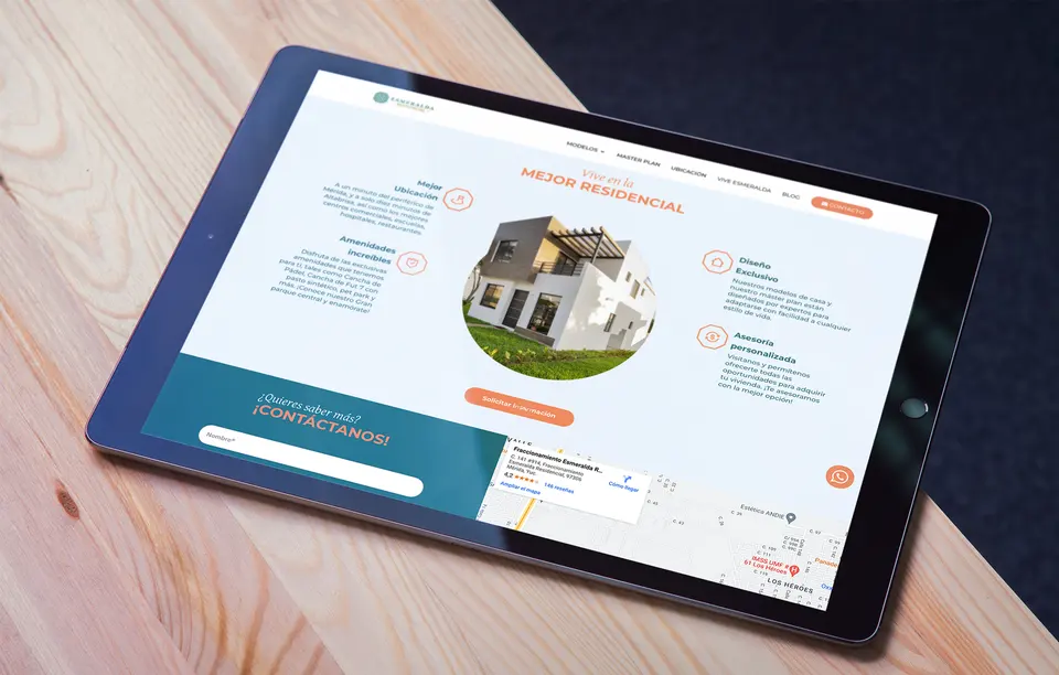 Esmeralda Residencial: web design, image 1 of 4